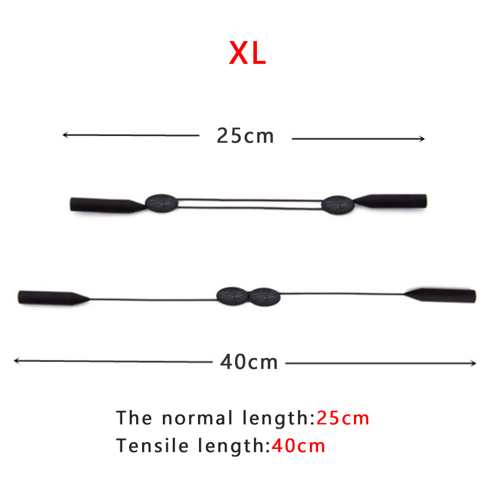 Dây silicon giữ mắt kính có thể điều chỉnh phong cách thể thao