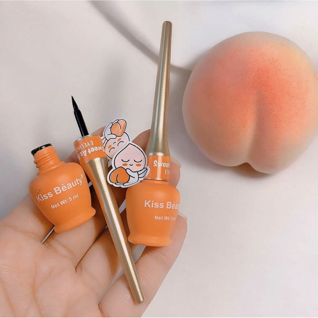 Kẻ mắt đào vàng kiss beauty siêu đẹp