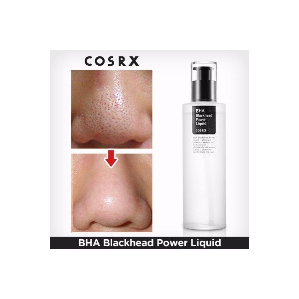 Nước hoa hồng Cosrx tẩy da chết hóa học giảm mụn đầu đen AHA BHA Toner