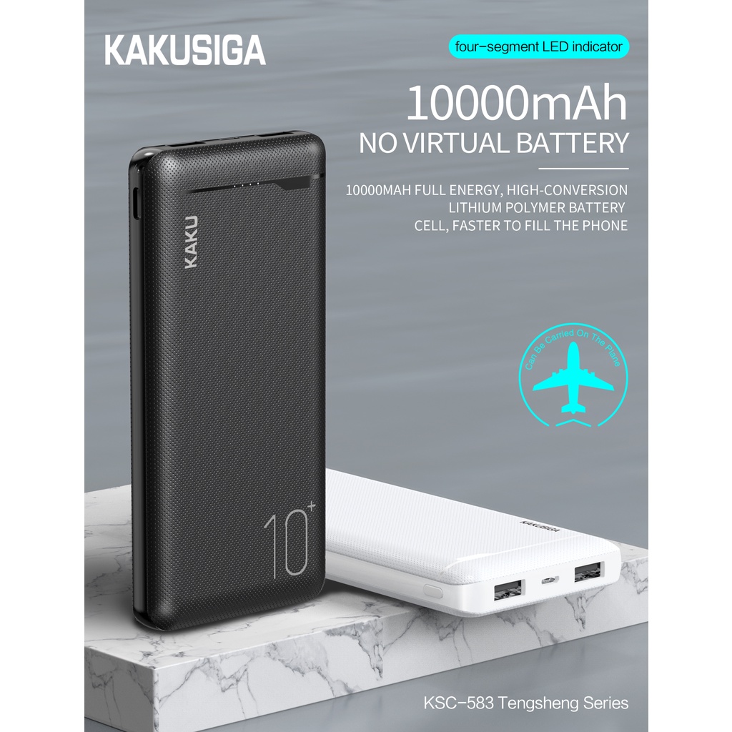 Sạc dự phòng chính hãng KAKU dung lượng 10.000mah mã KSC-583