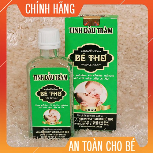 Dầu Tràm Bé Thơ Huế, an toàn cho bé, 50ml