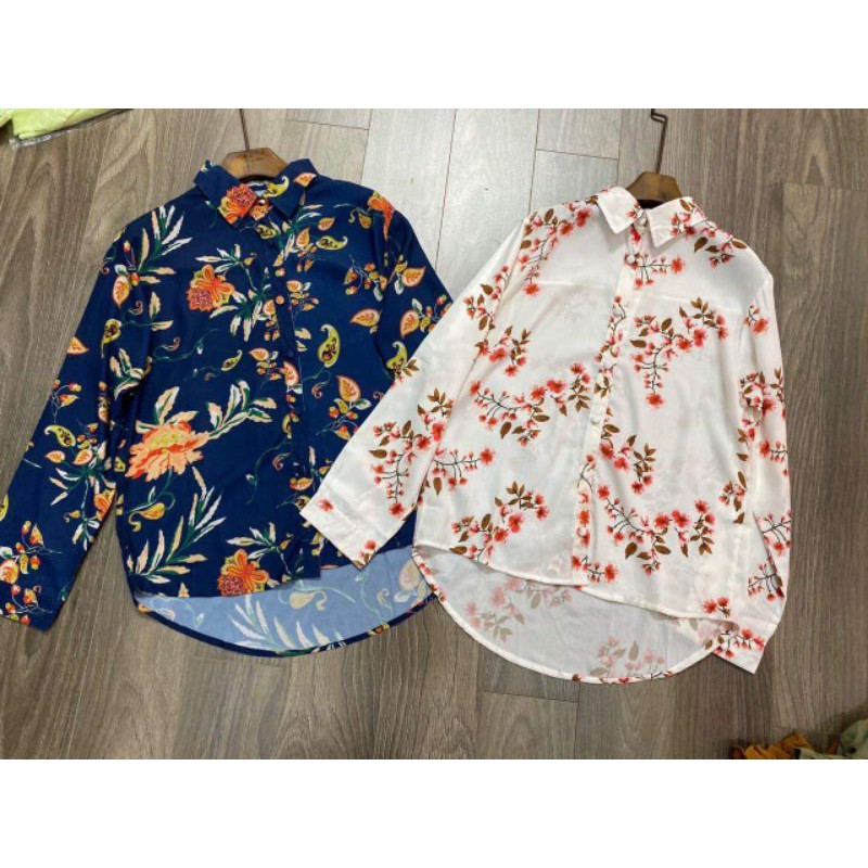 Áo sơ mi hoa xuất xịn