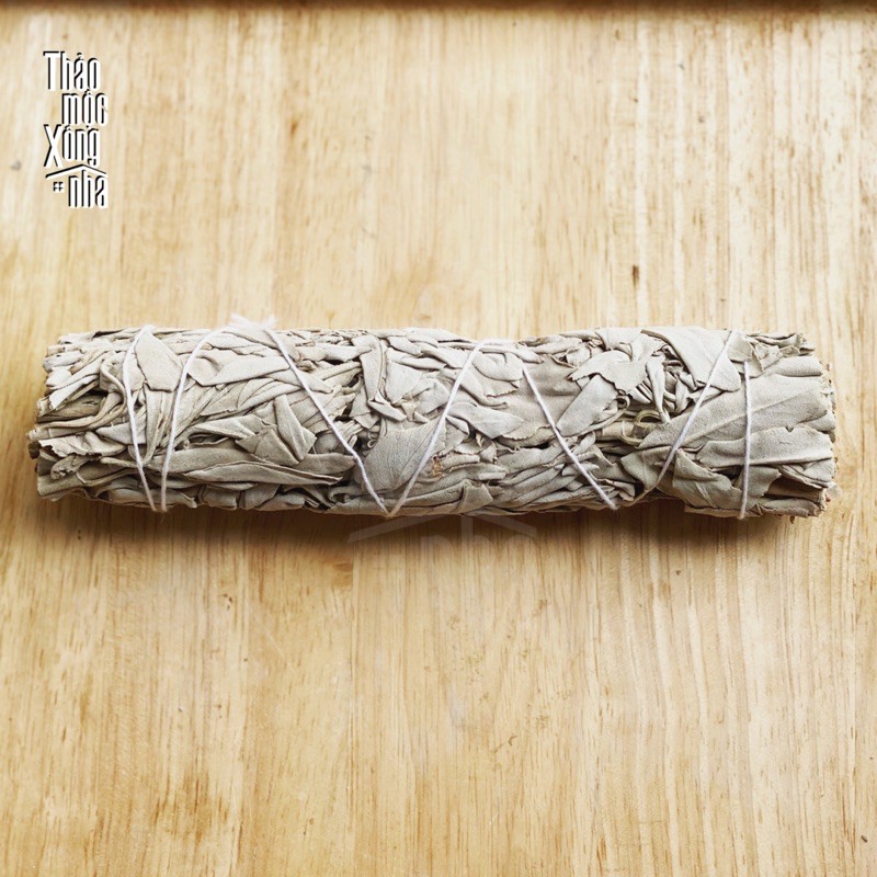 Xô Thơm Trắng White Sage Thanh Tẩy + Làm mới năng lượng  - THẢO MỘC XÔNG NHÀ