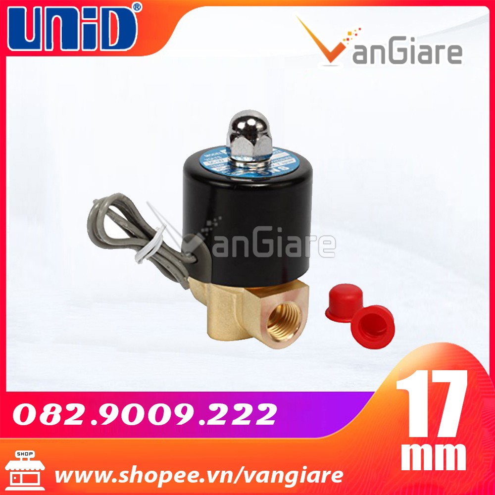 [Van đẹp, đúng hiệu] Van điện từ phi 17mm UD10 UniD (Coil nhập Xịn)