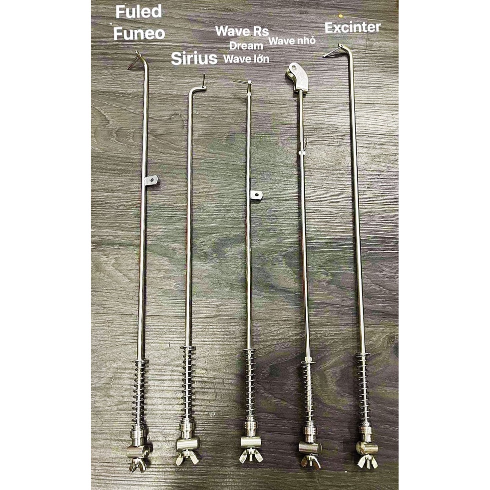 Đũa Thắng Inox Cho Wave Các Đời  Siêu Bóng Không Gỉ