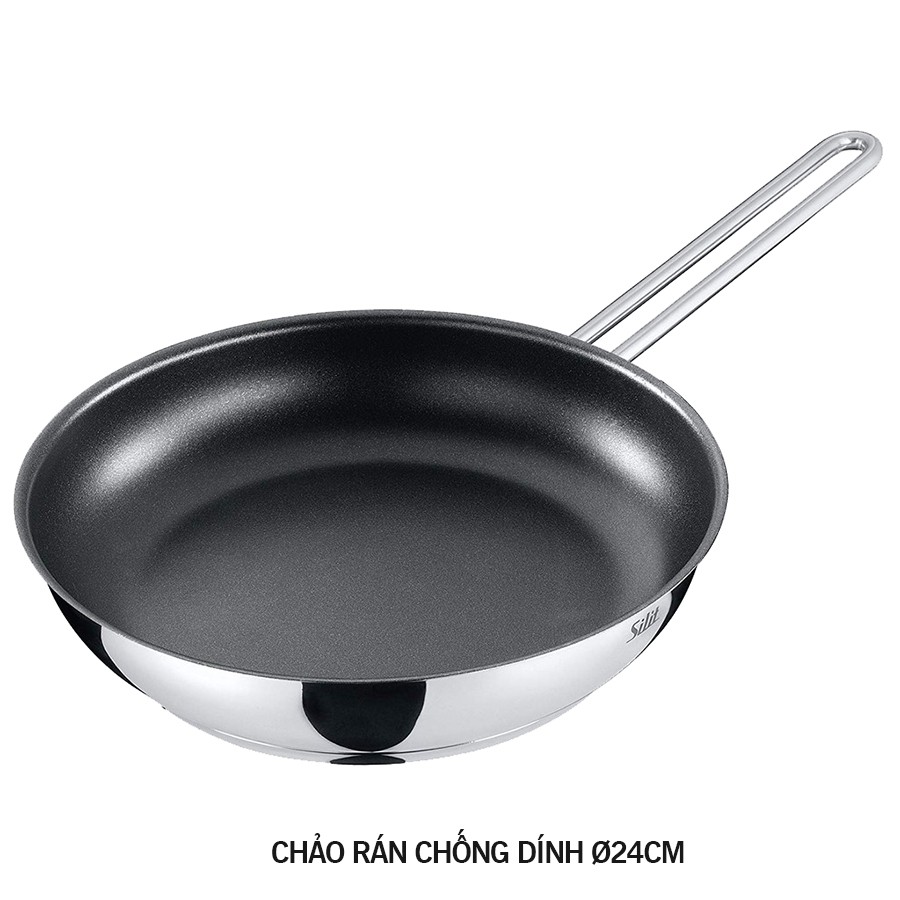 Bộ nồi Silit Diamant 7 món của Đức chất liệu inox cao cấp 18/10 an toàn cho sức khỏe dùng được cho mọi loại bếp