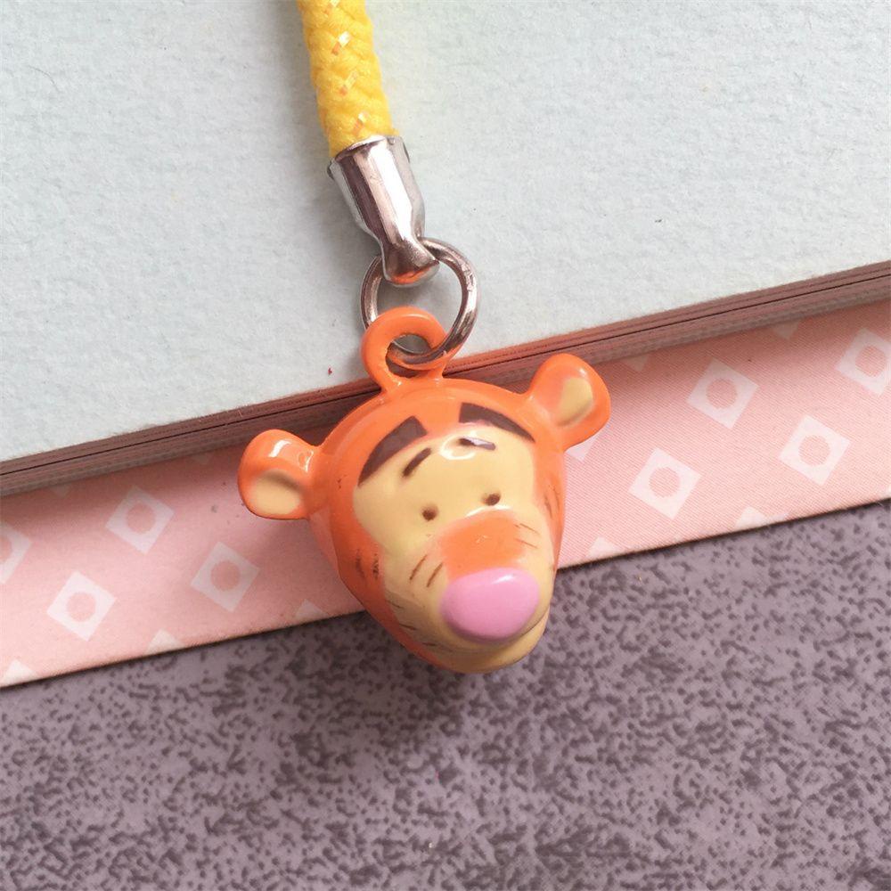 NORMAN Mobile Phone Accessories Phone Bell Straps Novelty Gift Phone Lanyard Mobile Phone Straps Cartoon Pattern DIY Keychain Stitch for Phone Phone Charm Winnie the Pooh Bell Pendant
