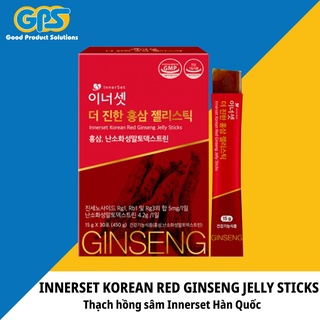 THẠCH TINH CHẤT HỒNG SÂM HÀN QUỐC 6 NĂM TUỔI INNERSET KOREAN RED GINSENG JELLY STICKS