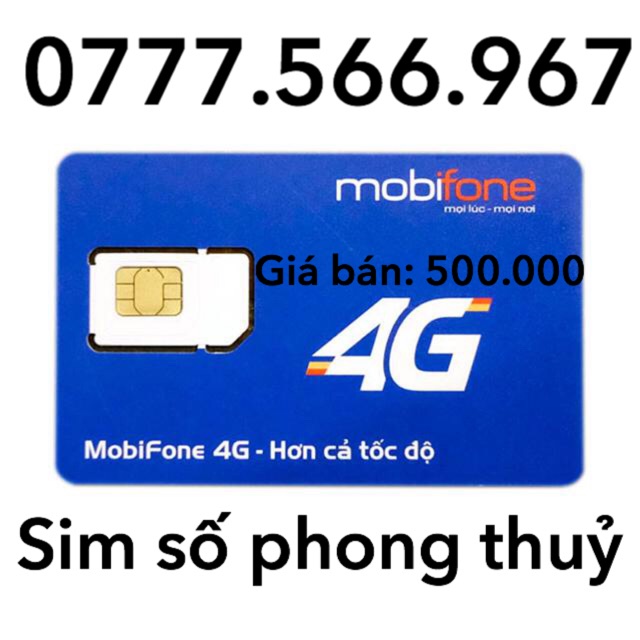 [Mã 1511ELSALE hoàn 7% đơn 300K] Sim số đẹp mobifone