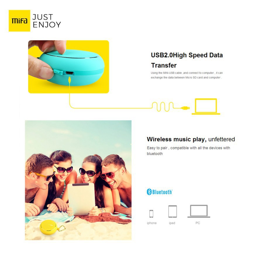 Loa bluetooth xiaomi Mifa F1 - Hàng chính hãng - bavok