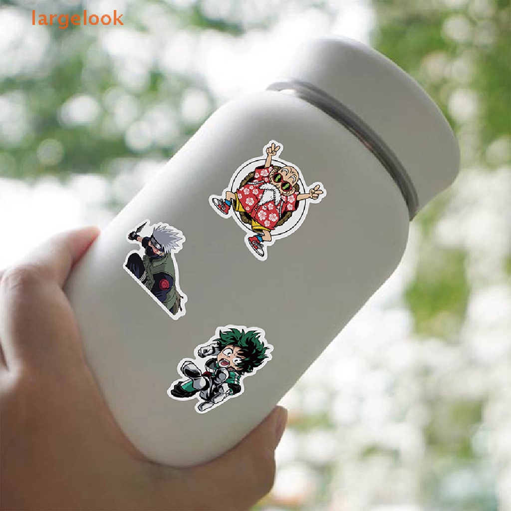 [largelook] 50PCS Classical Anime Graffiti Stickers For Laptop Skateboard Decal Stickers