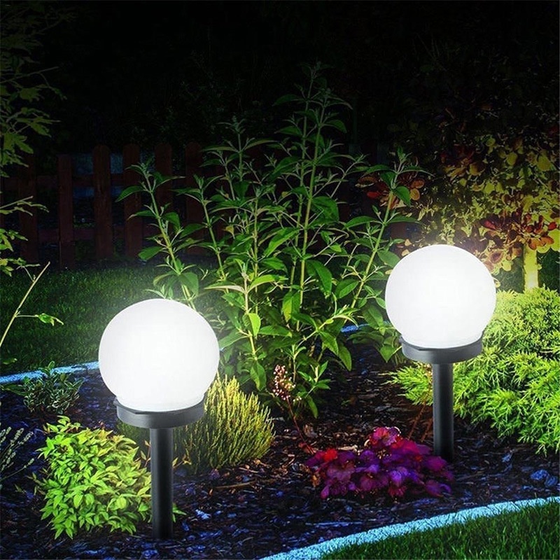 Bóng Đèn Led Hình Cầu Chống Thấm Nước Sử Dụng Năng Lượng Mặt Trời Dùng Trang Trí Ngoài Trời