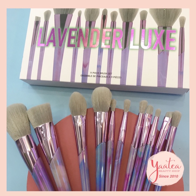[SIÊU HOT] Bộ cọ BH Cosmetics Lavender Luxe Brush Set 11 cây
