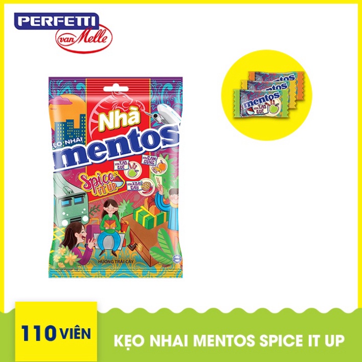 Kẹo Nhai Mentos Spice It Up - 297g