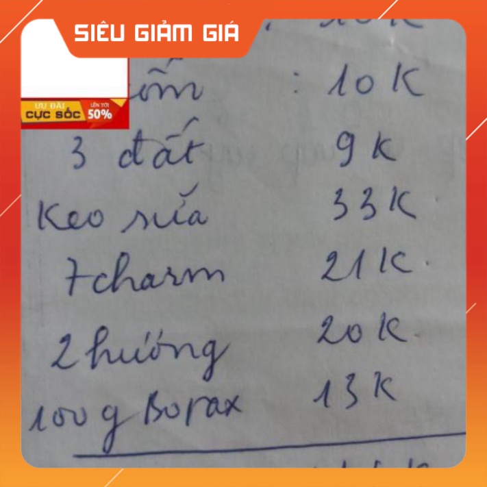 (HOT) Combo nguyên liệu làm slime
