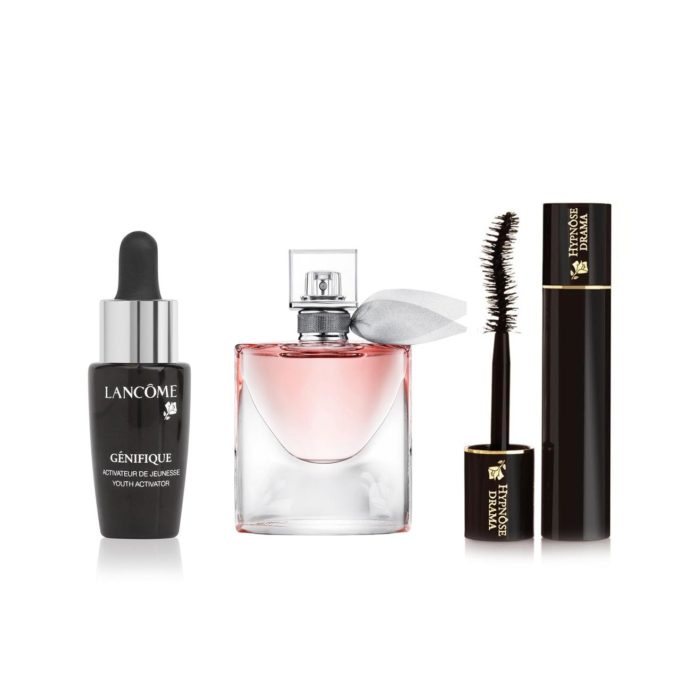 Set quà tặng nước hoa mini Lancome La Vie Est Belle EDP 4ml + Serum Advanced 10ml + mascara Hypnose