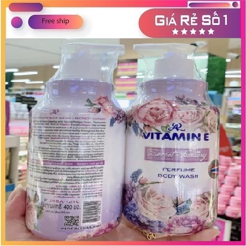 💥🌺FREE SHIP - HÀNG NỘI ĐỊA THÁI 🌺-💥SỮA TẮM VITAMIN E HƯƠNG NƯỚC HOA CAO CẤP HƯƠNG THƠM QUYẾN RŨ