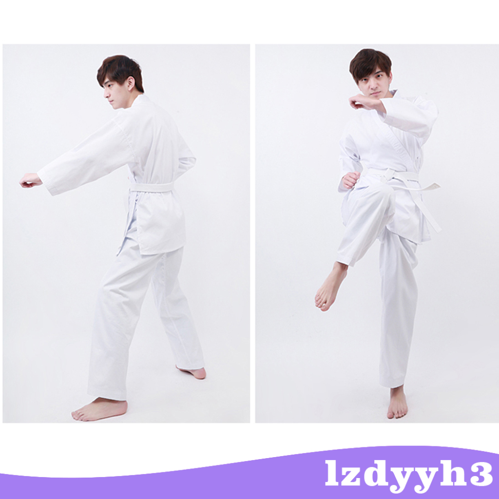 Bộ Quần Áo Võ Thuật Taekwondo Unisex Cho Người Lớn Và Trẻ Em