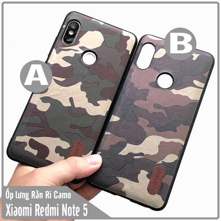 Ốp lưng Xiaomi Redmi Note 5 Rằn Ri Camo iBaiwei