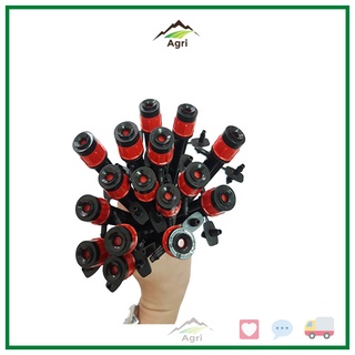 Béc tưới xòe mini điều chỉnh bán kính lưu lượng chân ren 6mm NBA0370