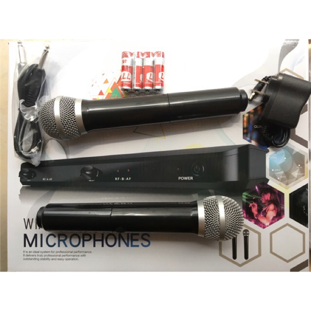 Mic đôi không dây