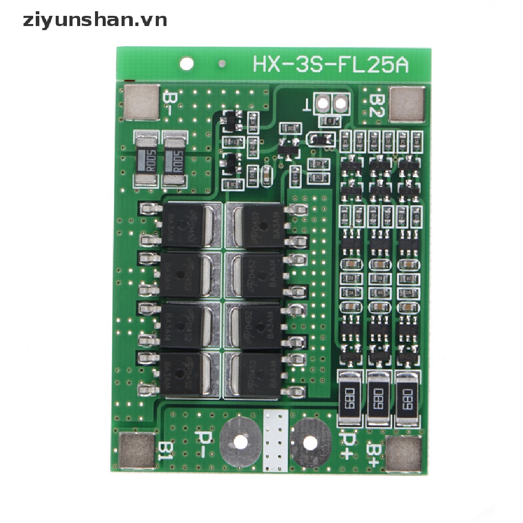 Bảng Mạch Cân Bằng 18650 Li-ion PCB 3S 25A 12V 11.1V 12.6V