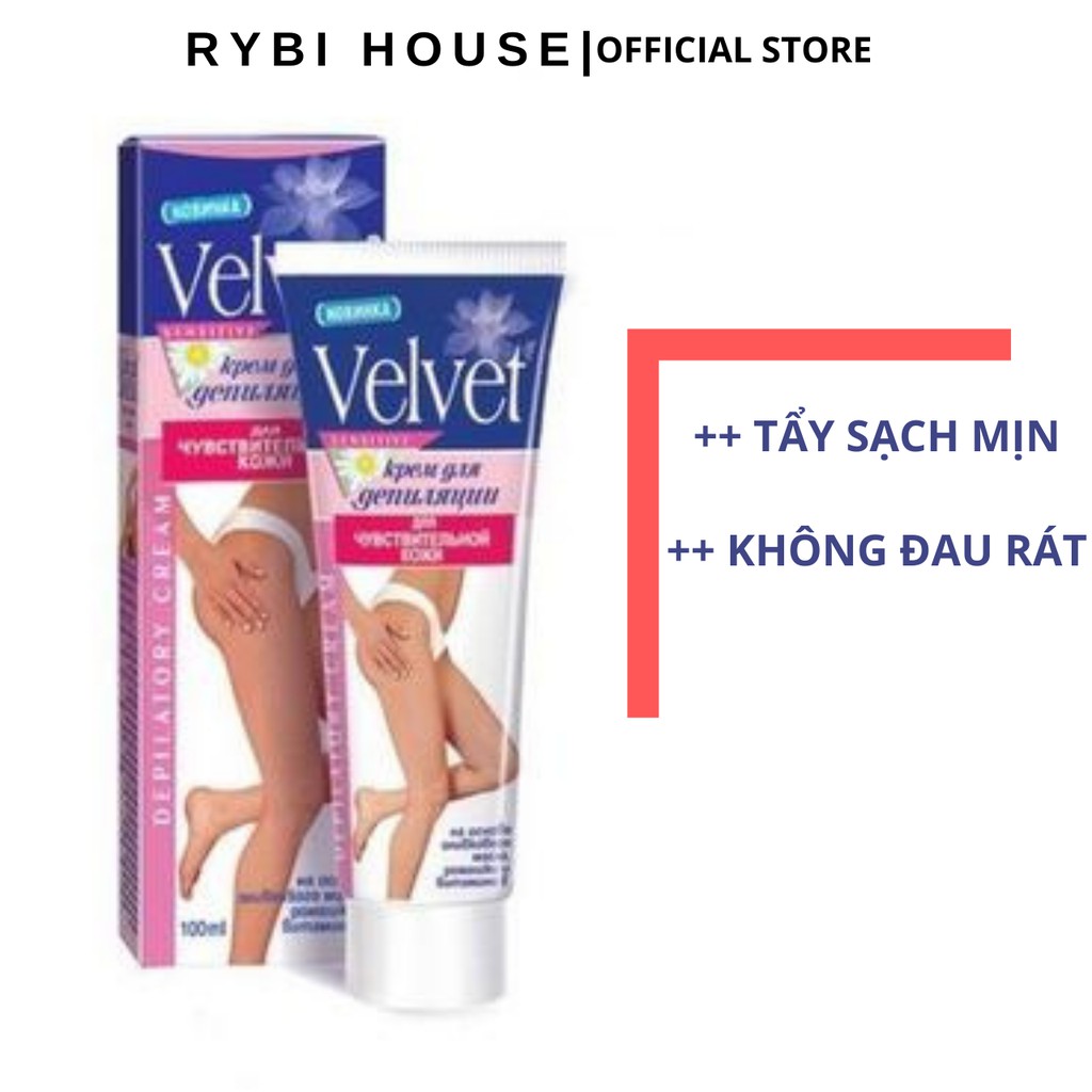 Kem tẩy lông velvet Nga chính hãng tẩy sạch mịn không đau rát