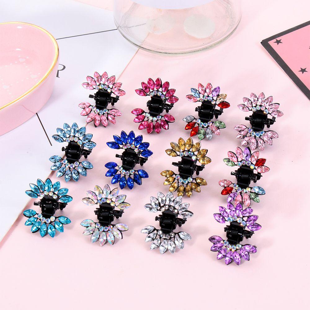 Set 6 Kẹp Tóc Càng Cua Đính Hoa Cho Nữ MIHAN1|Phụ Kiện Kẹp Tóc Xinh Xắn Dành Cho Bé Gái