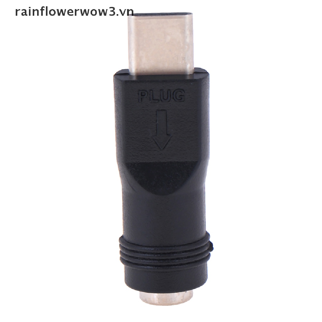 1 Giắc Cắm Chuyển Đổi 5.5 * 2.1mm Female Sang Type-C 3.1 Male 90 / 180 Độ DC