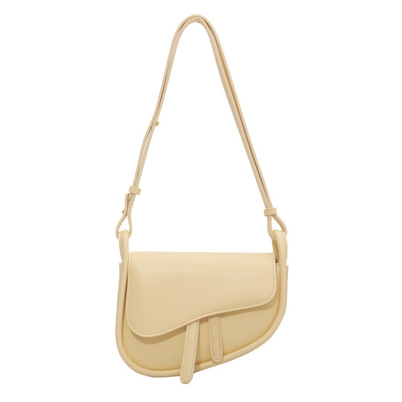 Túi Yên Ngựa Đeo Vai Màu Trơn Đơn Giản Đa Năng Thời Trang Mới Năm 2022 GYLXB305