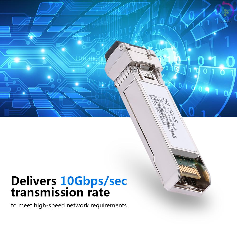 SFP-10G-SR 10Gb/s 850nm 300m DDM 10 Gigabit Single-mode Fiber Transceiver Optical Module