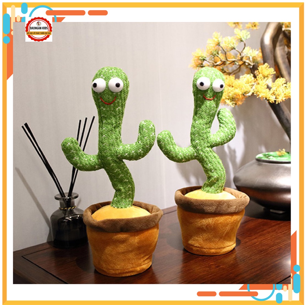 [Có sạc] Xương Rồng Nhảy Múa, Xương Rồng Nhại Tiếng Có Nhạc 120 Bài Hát Vui Nhộn