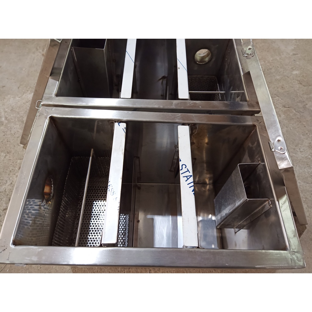 Bể tách mỡ gia đình inox 304 - 24 lít
