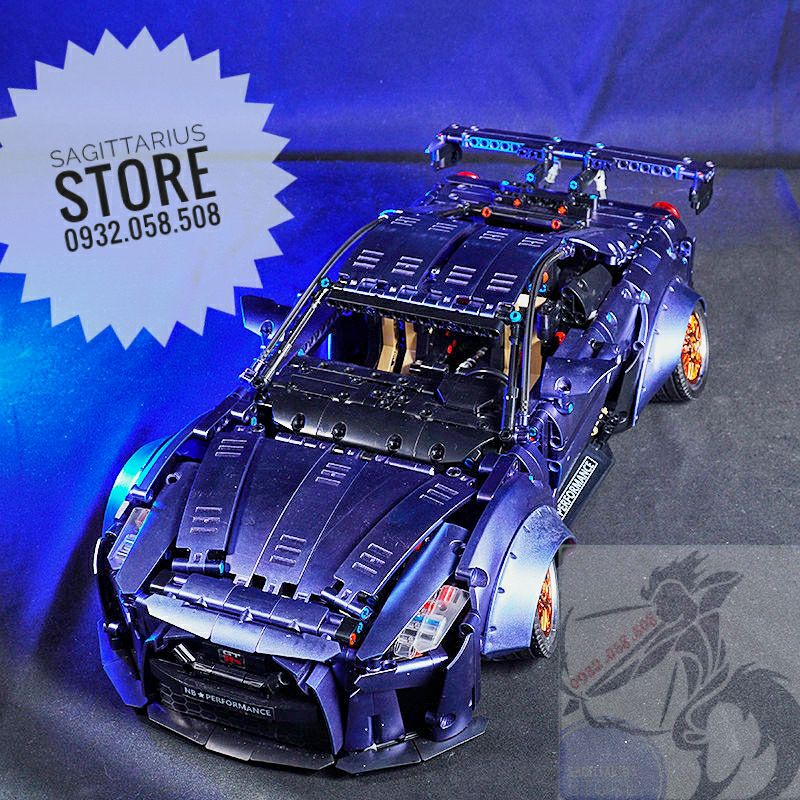 Lego Kbox 10221 Lắp Ráp Siêu Xe Nissan GTR-Sport 1:10