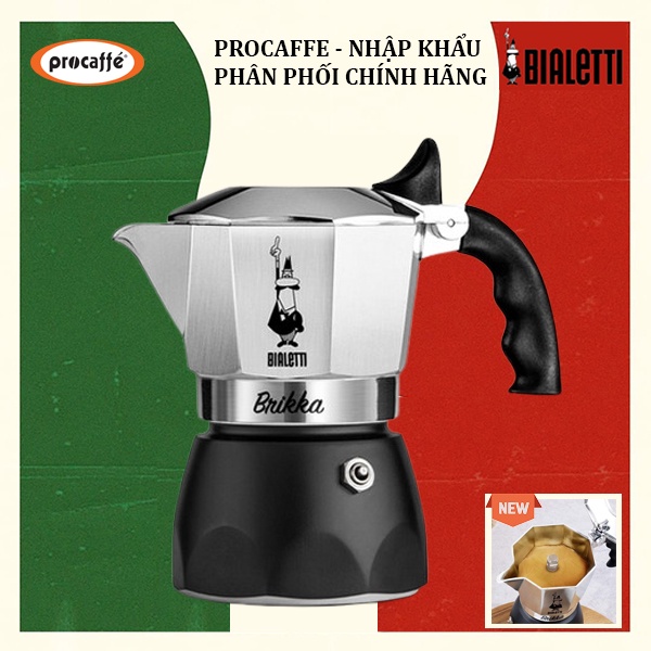 BIALETTI Ấm pha cà phê Bialetti Brikka 2 cup New 2020