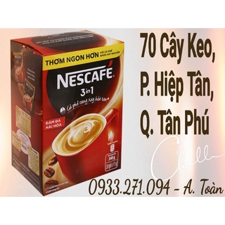 Cà phê rang xay hòa tan NesCafé 3in1 đậm đà hài hòa hộp 340g - Cafe rang xay Nescafe đậm đà hài hòa 340gr (20 gói x 17g)
