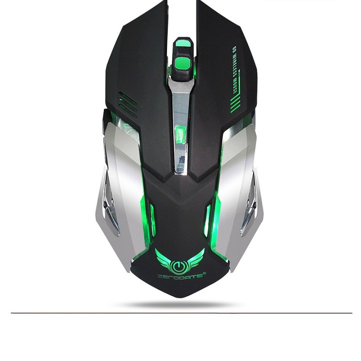 Chuột LED X70: Không Dây 2.4GHZ Gaming ZERODATE