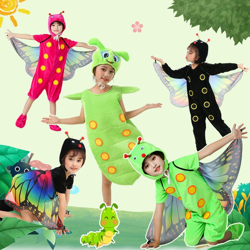 Trang Phục Hóa Trang Con Sâu Bướm Biểu Diễn Sân Khấu Giấc Mơ Cho Trẻ Em Và Người Lớn Mới Biểu Diễn