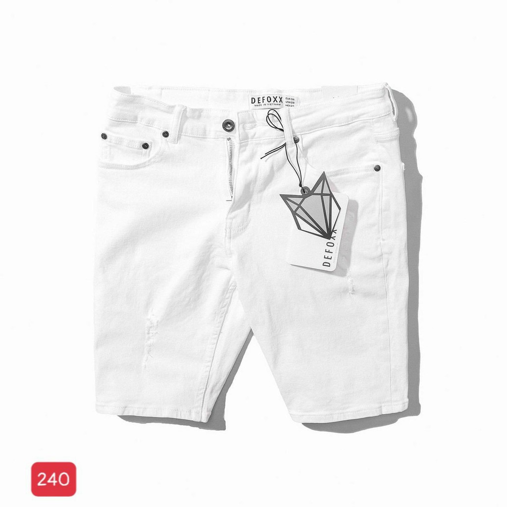 Quần short JEAN nam wash TRẮNG, ĐEN cao cấp SI176210