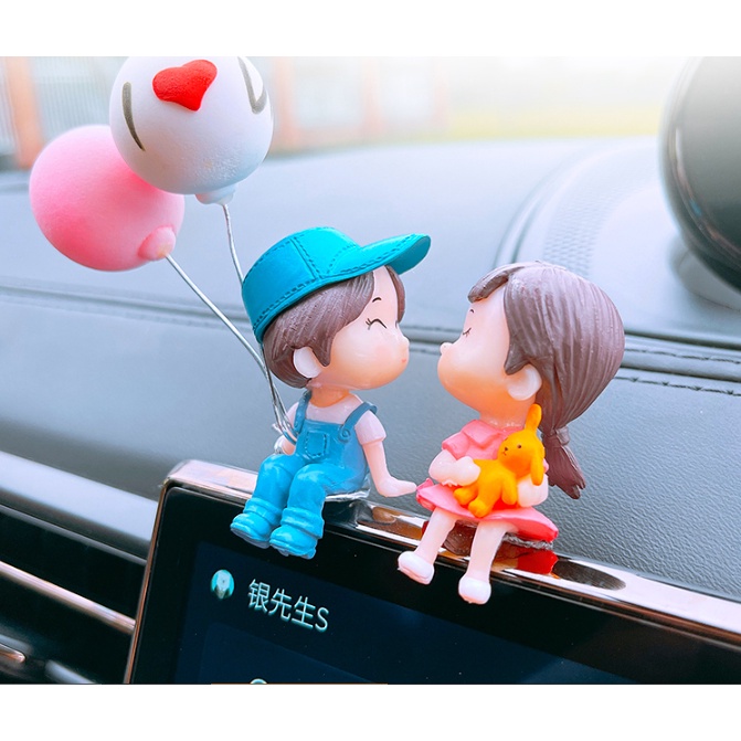 Set decor búp bê tình nhân trang trí taplo xe hơi cực xinh xắn- Dũng An Shop