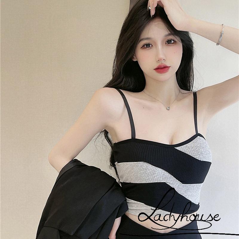 Áo Không Tay Hở Vai Màu Sắc Thời Trang Dành Cho Nữ