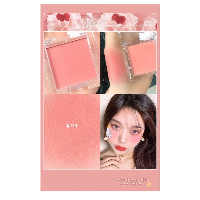 [Hàng mới về] Phấn má hồng 6 màu tùy chọn tự nhiên lâu trôi | BigBuy360 - bigbuy360.vn