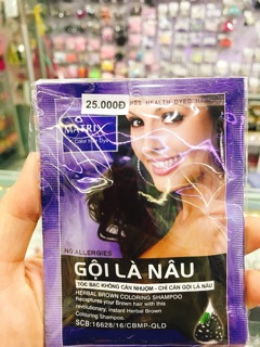 DẦU GỘI LÀ NÂU TÓC MATRIX  ( GÓI 25ML )