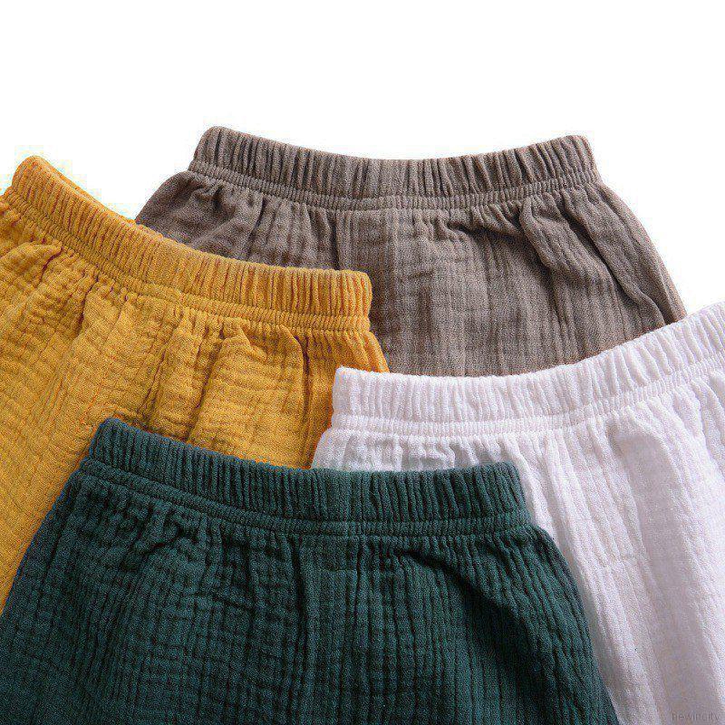 Quần dài bo ống lưng thun co giãn thời trang cho bé trai/gái