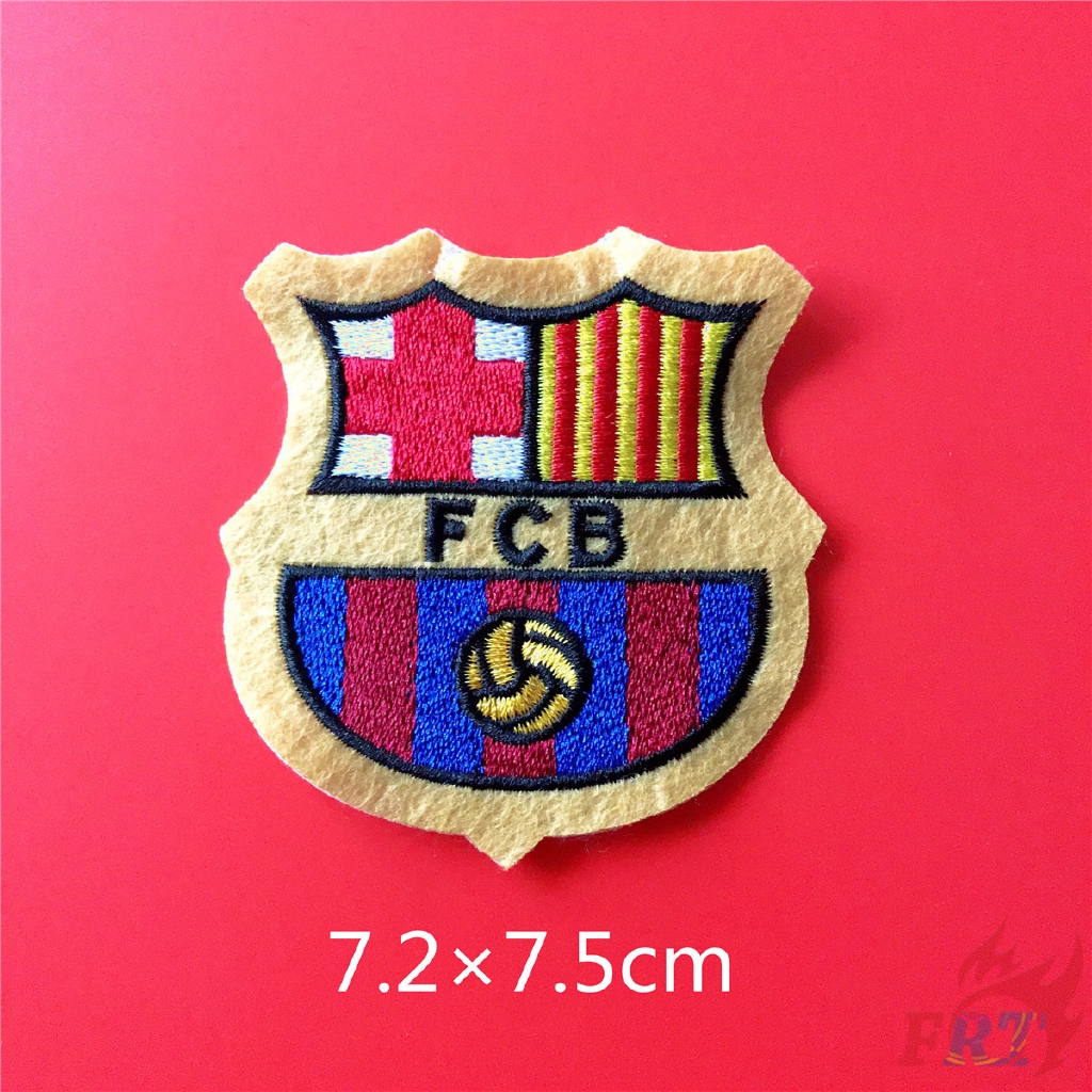 ☸ Sports: Câu Lạc Bộ Bóng Đá - FCB F Turbo Club Barcelona ☸ 1 Huy Hiệu Thêu Trên Quần Áo Diy