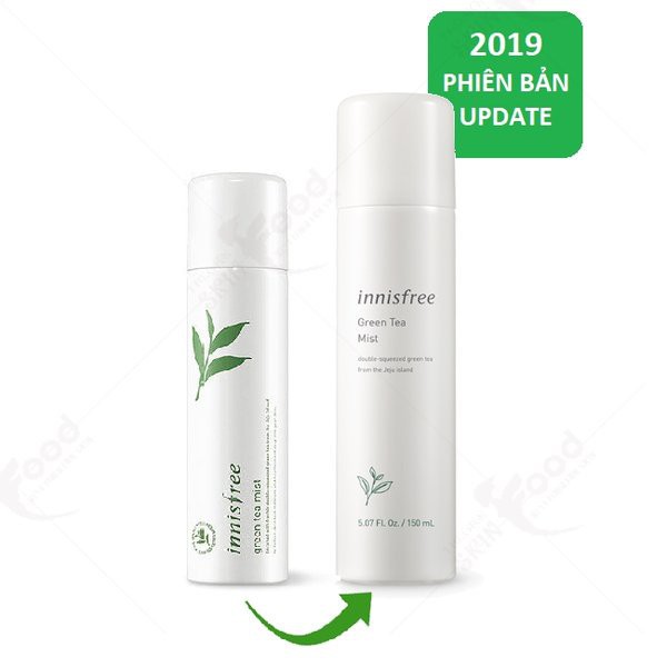 Xịt Khoáng Trà Xanh Inisfree Green Tea Mineral Mist 150ml