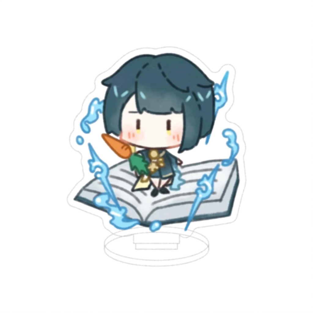 Standee mini GENSHIN IMPACT acrylic ver ÔM ĐỒ VẬT game mica chibi trang trí trưng bày
