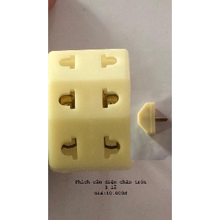 ổ cắm điện chân tròn 3 lỗ