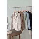 [Ảnh thật/Sẵn] Áo blazer form rộng 1 lớp nhiều màu túi ngực ulzzang (có đệm vai)