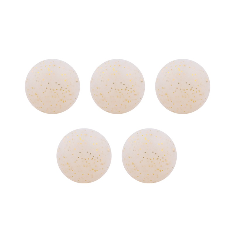 Set 5 Hạt Nhựa Silicone 12mm 15mm In Họa Tiết Làm Dịu Răng Cho Bé